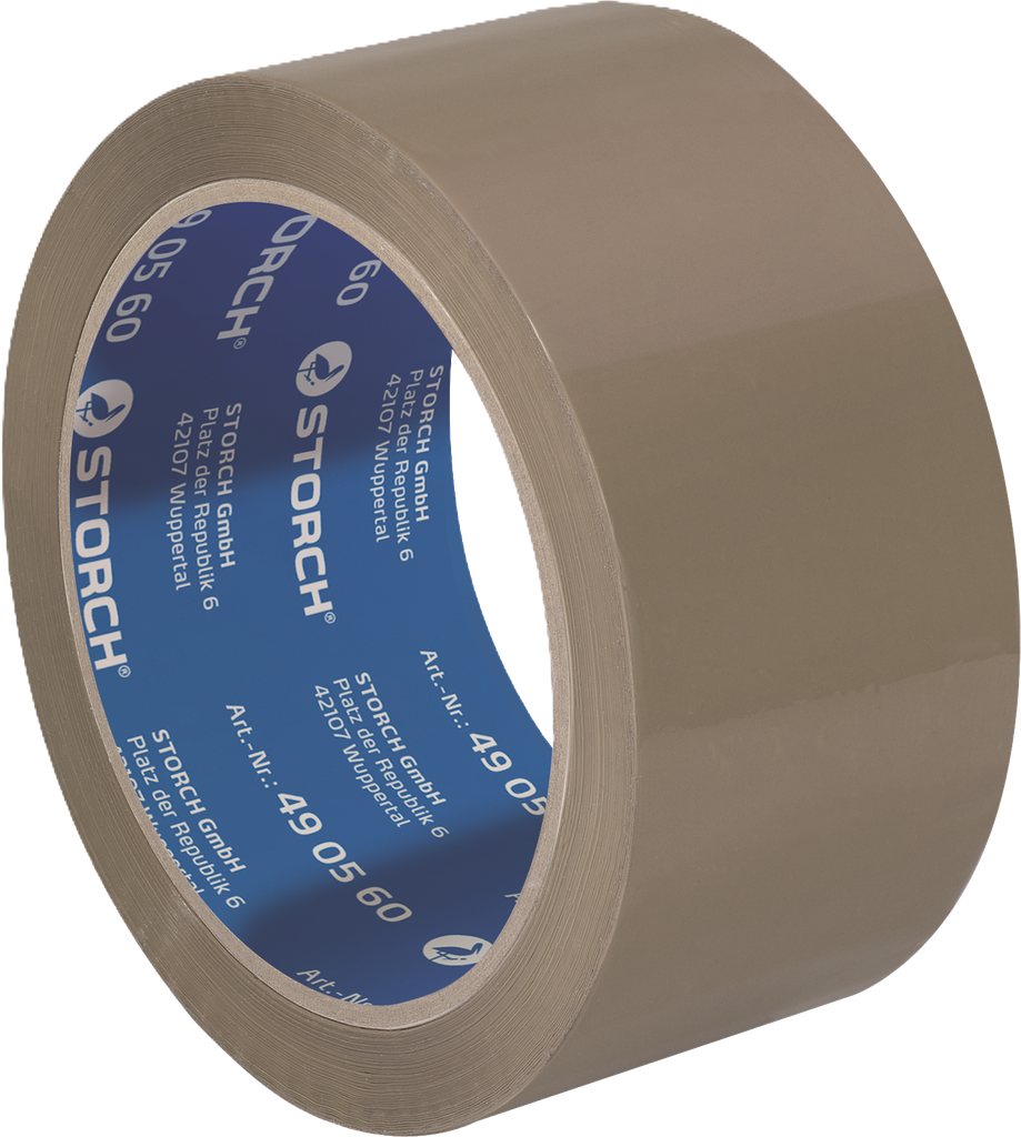 |490560| TAPE D'EMBALLAGE, BRUN 48 MM / 66 M