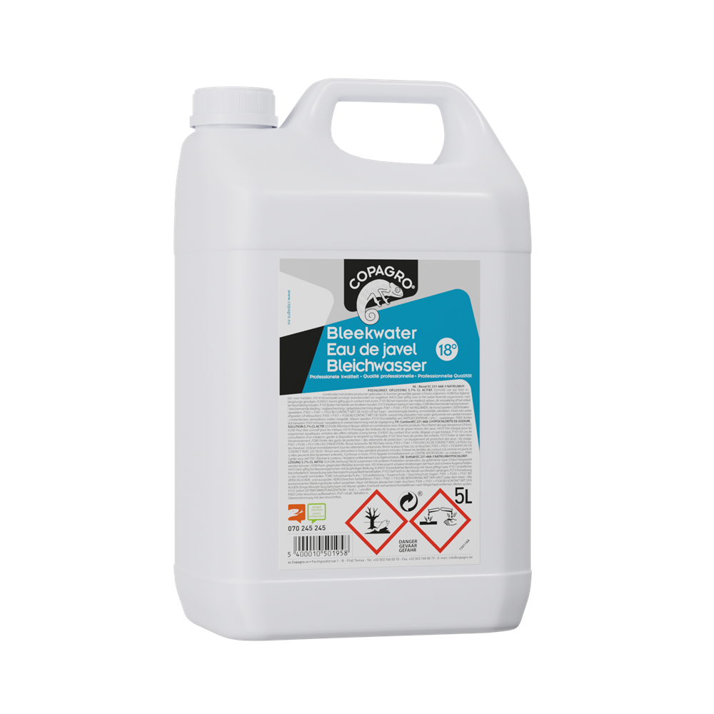 |CHBLE5| COPAGRO EAU DE JAVEL 18°  5L