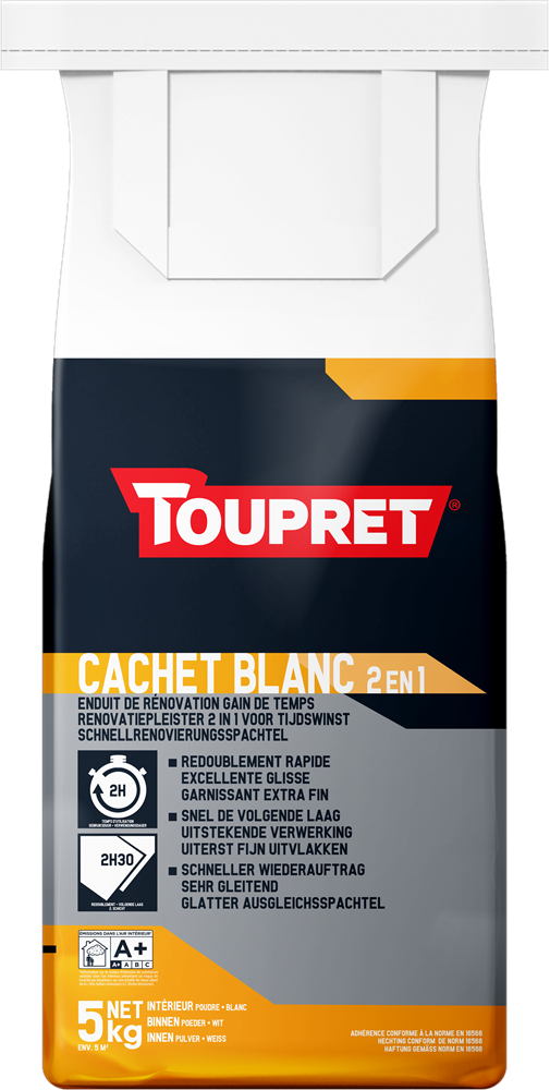 TOUPRET CACHET BLANC 2 EN 1 -  5KG