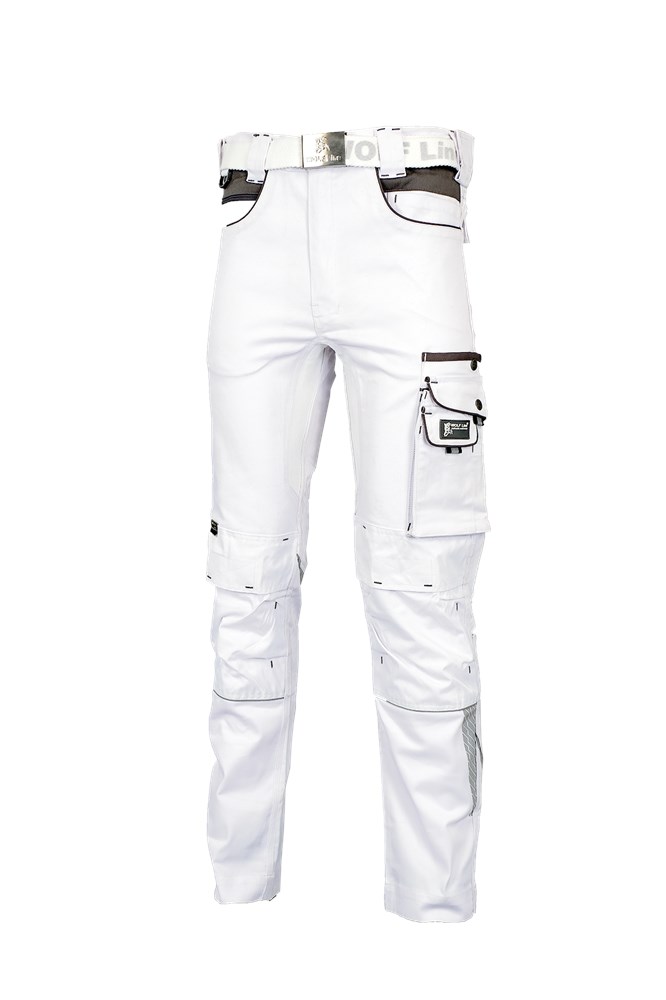 WOLF LINE PANT PERFECTO FULL STRETCH BLANC 42