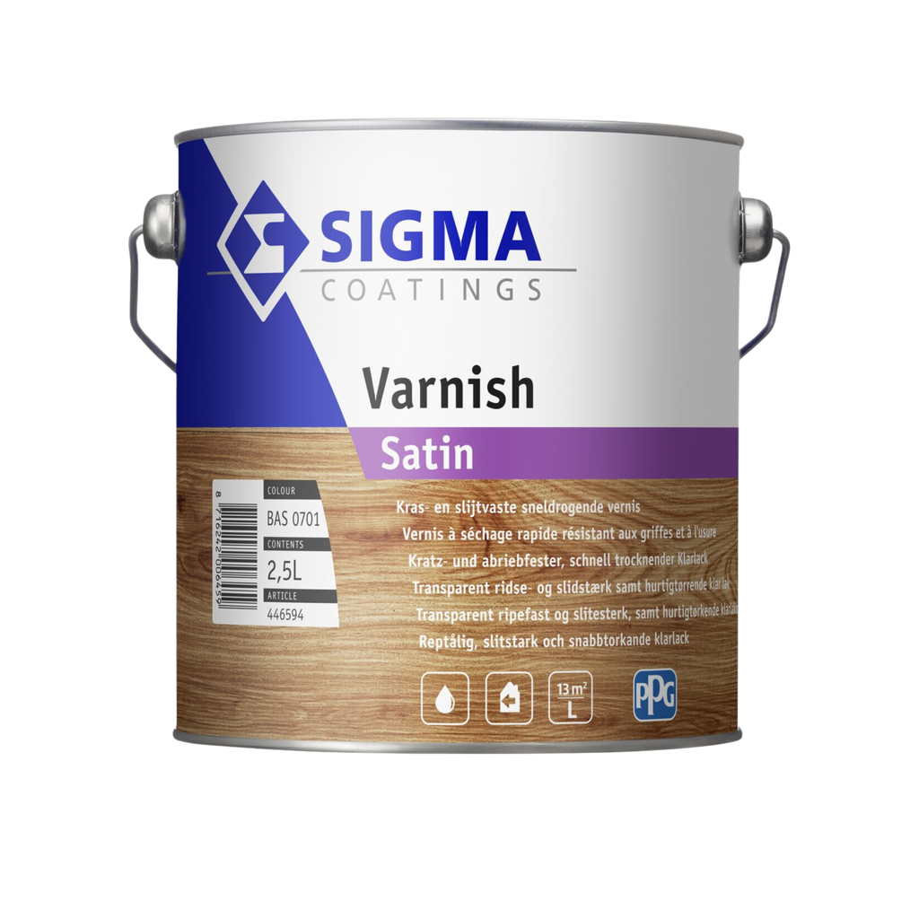 SIGMA VARNISH SAT WB CLEAR - 2,5L