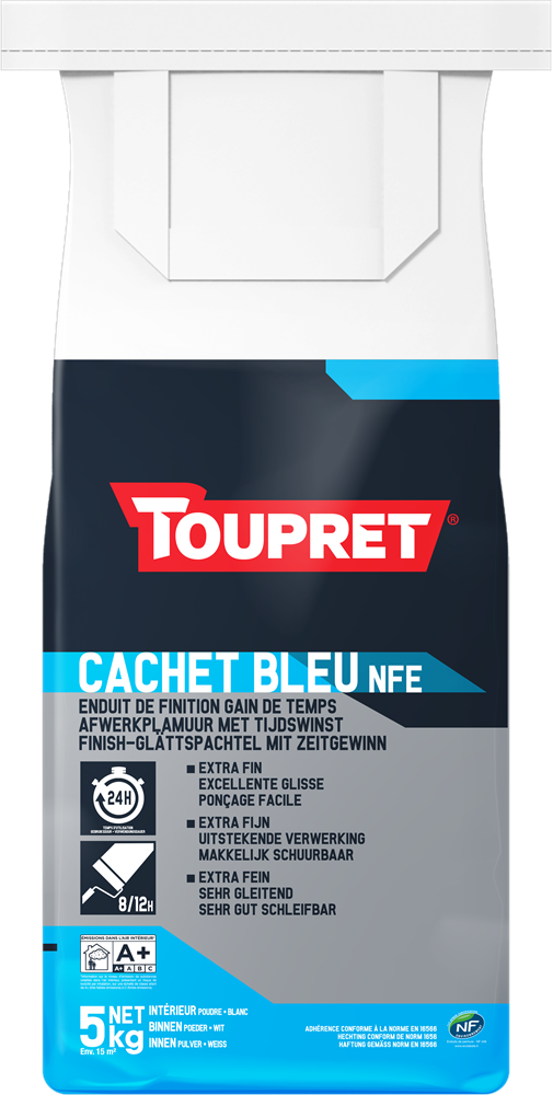 |CB805D| TOUPRET CACHET BLEU ENDUIT DE FINITION 5KG