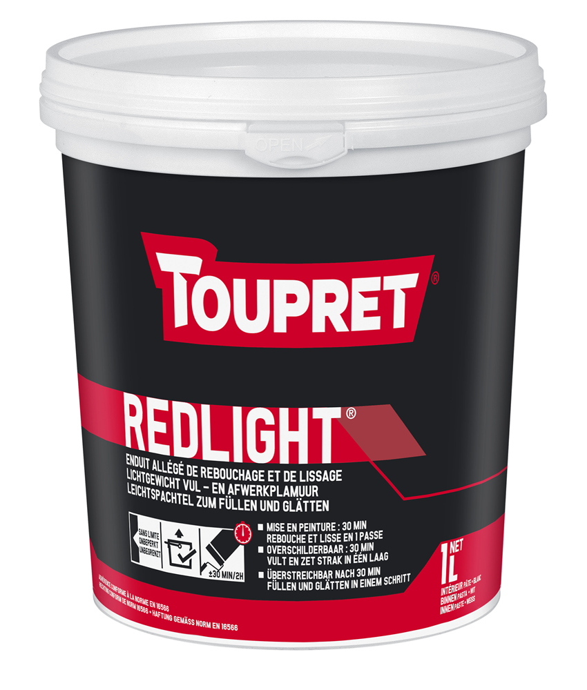 |REDLP01D| TOUPRET REDLIGHT ENDUIT EN PATE 1L