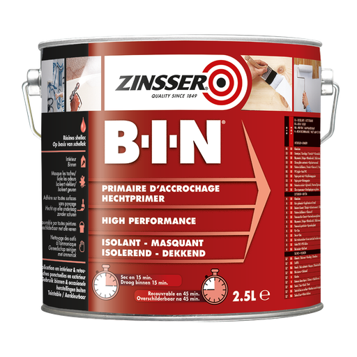 [851.BE.2.5] |851.BE.2.5| ZINSSER BIN - BLANC- 2,5L