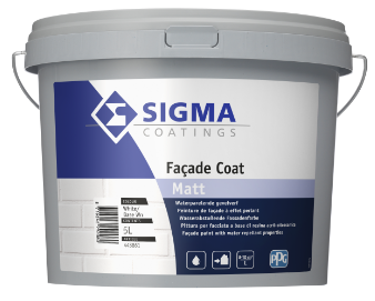 [443861] SIGMA FACADE COAT MATT WHITE/BASE WN - 5L
