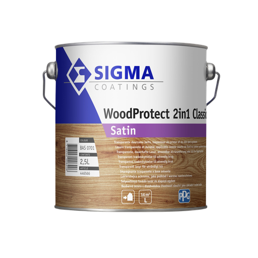 [446566] [446566] SIGMA WOODPROTECT 2IN1 CLASSIC SATIN SB - BASE 0701 - 2,5L