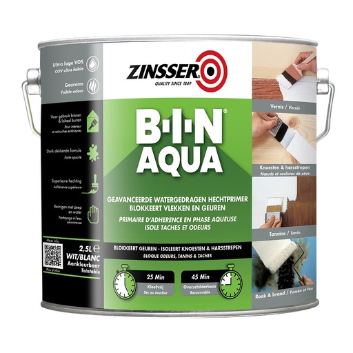 [849.BE.2.5] ZINSSER BIN AQUA - 2,5L