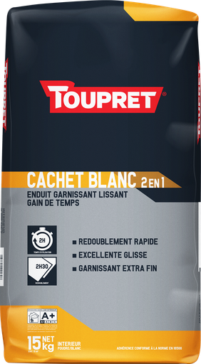 [CABLC15D] TOUPRET CACHET BLANC ENDUIT DE DÉGROSSISAGE 15KG