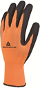 |VV733OR09| VENITEX GANTS TRICOT APOLLON NOIR/ORANGE 09